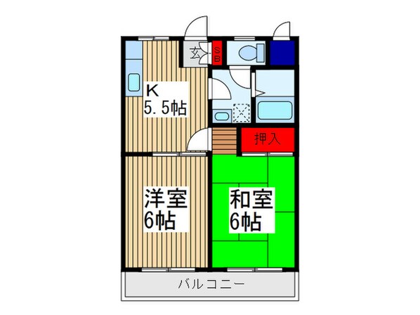 サンエイマンション　２の物件間取画像